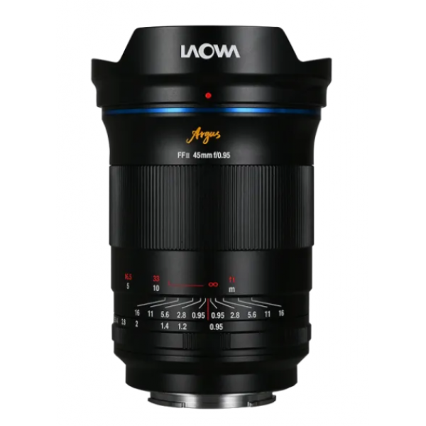 Laowa Argus 45mm f/0.95 鏡頭：全畫幅、f/0.95大光圈、15片光圈葉片